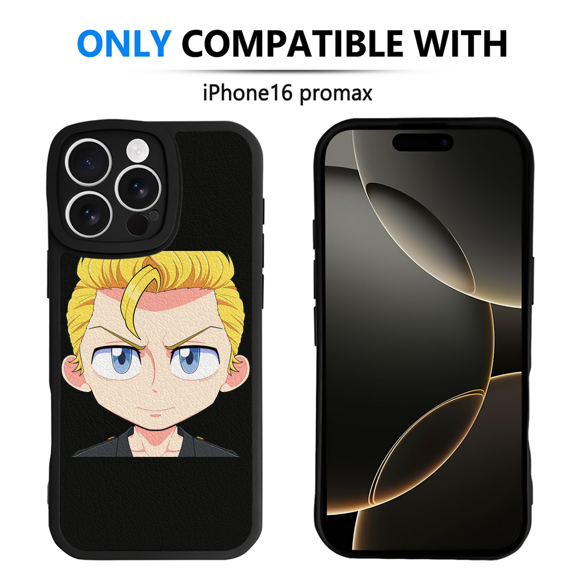 （画像用） 東京リベンジャーズ Tokyo Revengers 【iPhone 16シリーズ対応】シリコンスマホケース（レザー調） 材質：シリコン